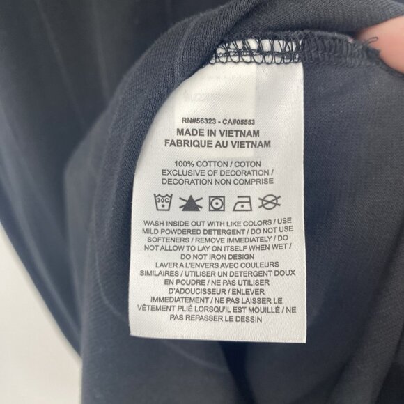 Nike Size M Air Jordan Heritage Pinstriped Maxi Dress Black DO5011-010 Loose Fit - Picture 8 of 12